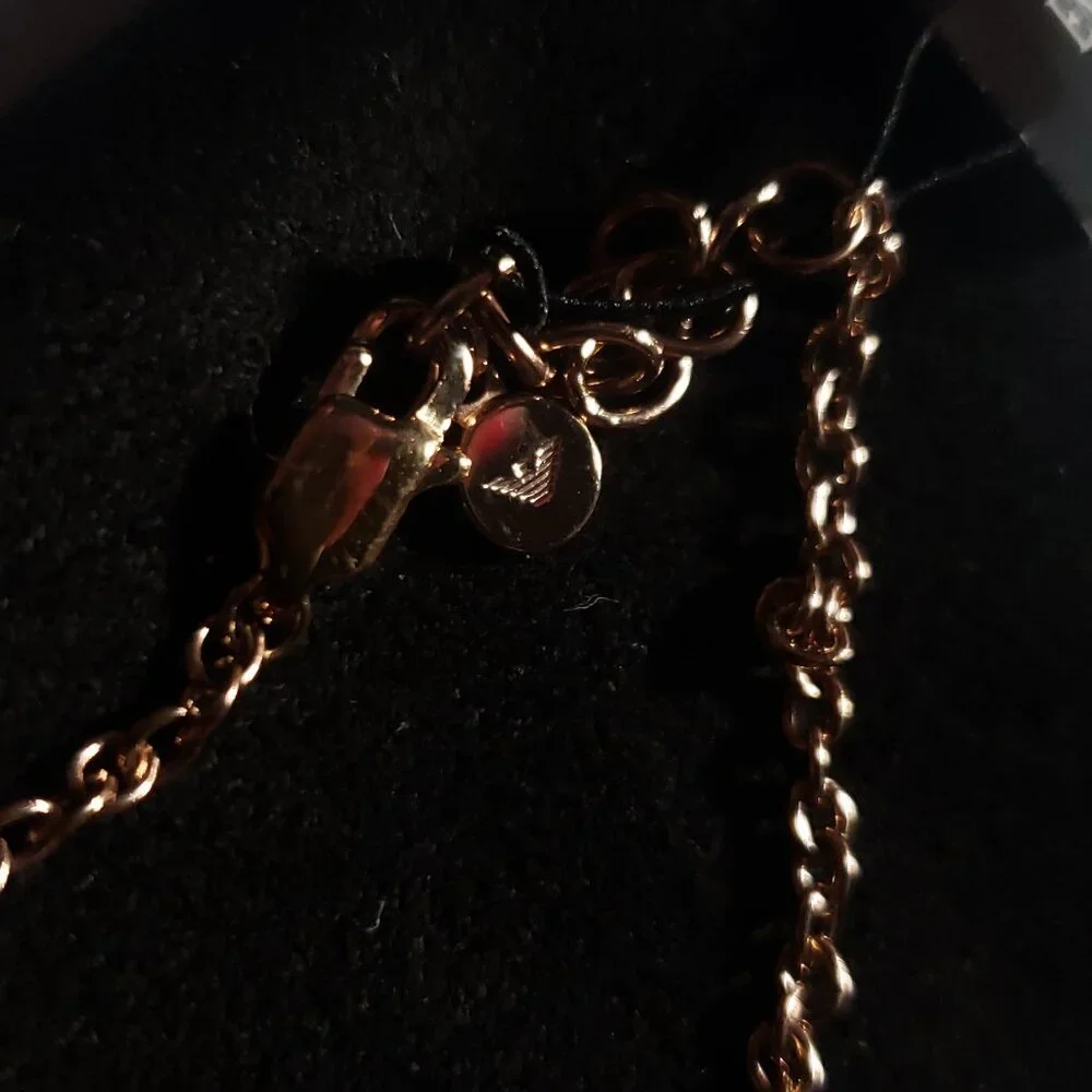 Emporio Armani Rose Gold-Tone Chain Bracelet - Picture 3 of 14